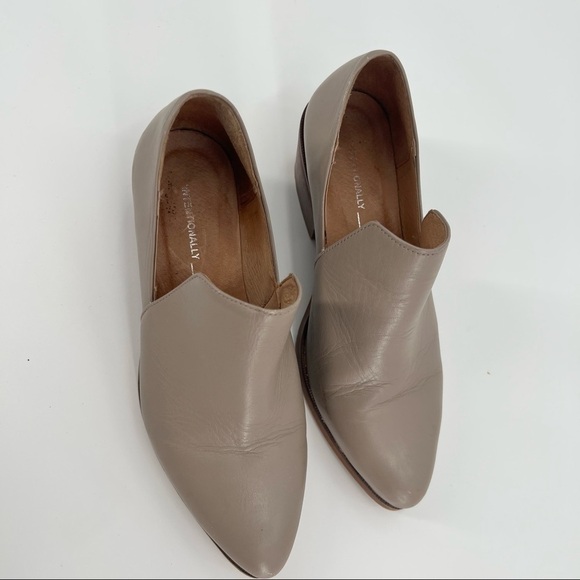 Intentionally grey leather boots shoes size 6 (euro 36) - Picture 2 of 12